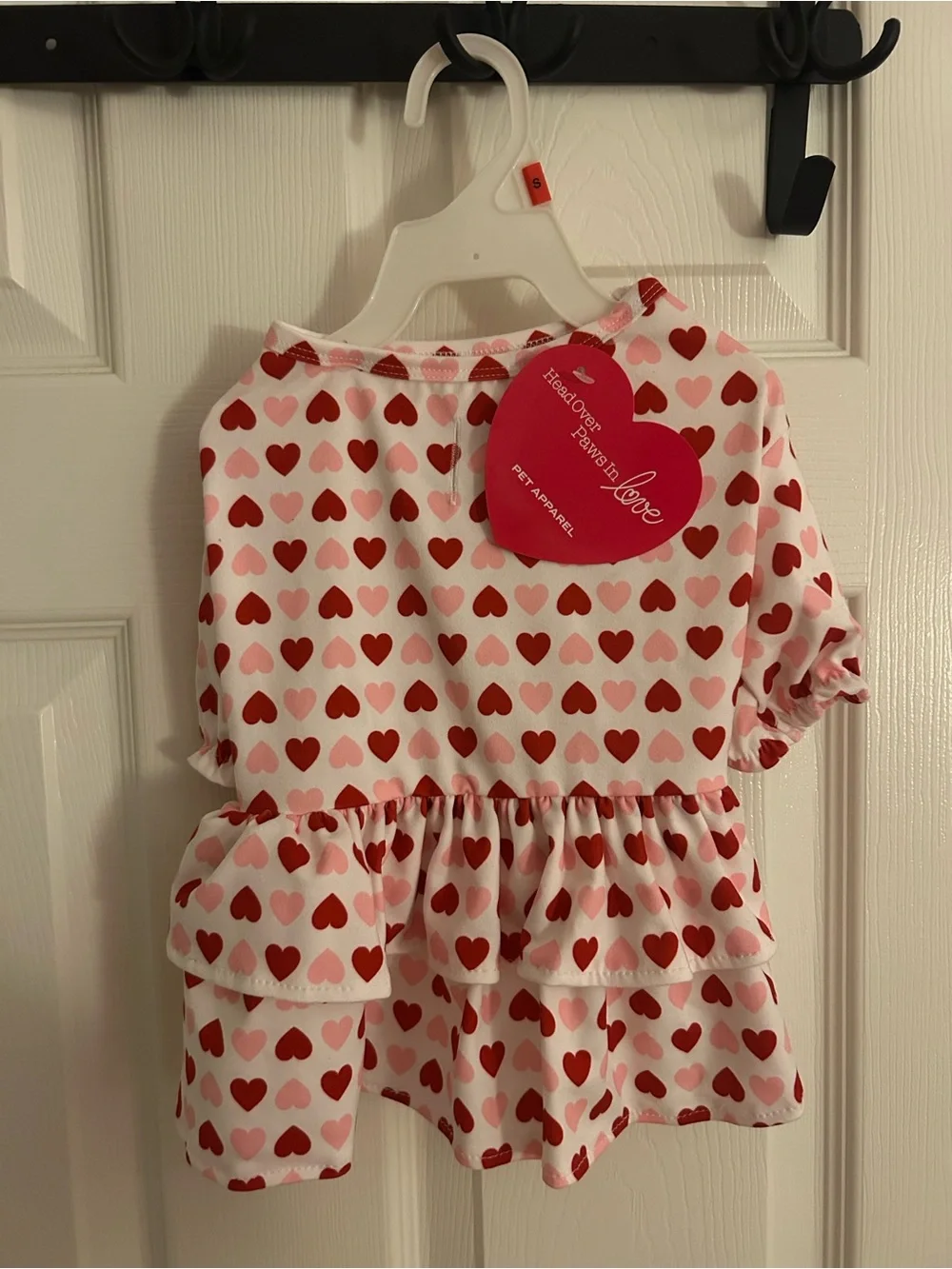 Heart Print Pet Dress 🩷❤️